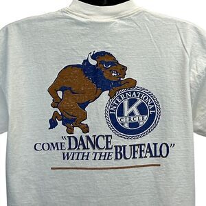 Vintage 90s Circle K International T Shirt CKI Kiwanis Made In USA White L Large